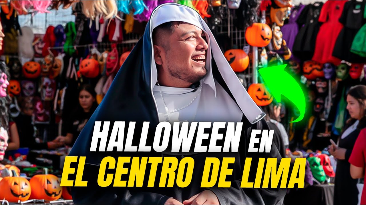 HALLOWEEN en EL CENTRO DE LIMA - Julito TV Oficial