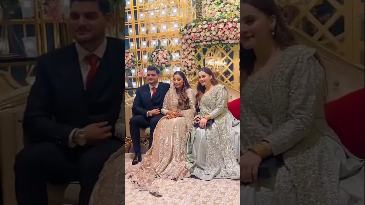 aiman khan brother walima reception #terndinge #foryou #actor #celebrities #viralvideo #viralshort