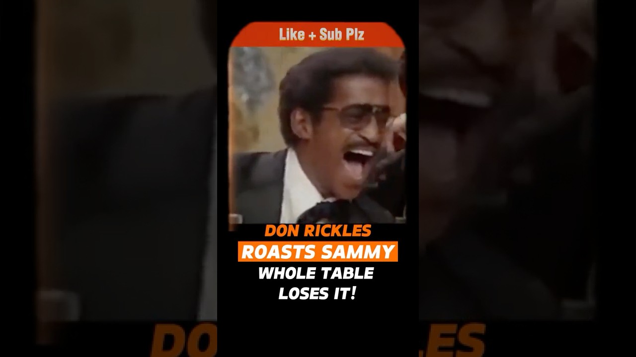 Don Rickles ROASTS Sammy Davis Jr & Everyone LOSES IT 😂 ComedyLegends boomers ratpack