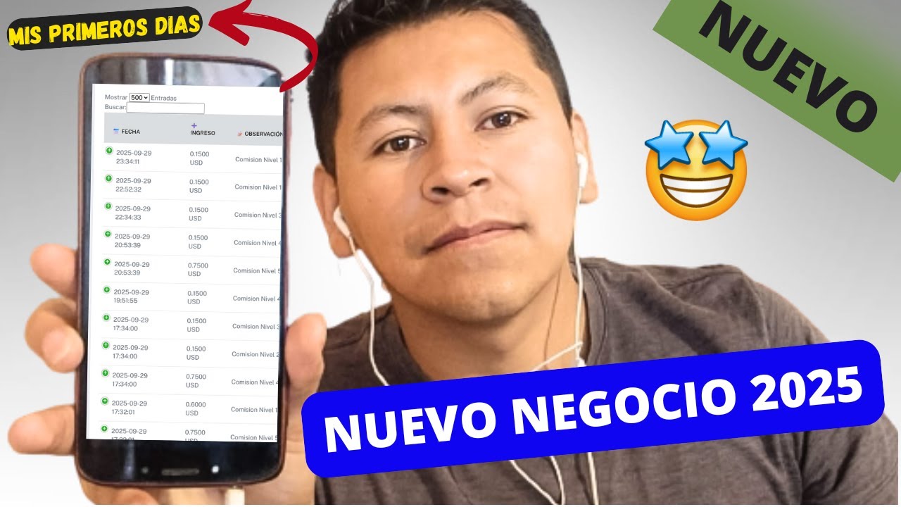 NUEVO NEGOCIO PARA GANAR DINERO POR INTERNET 2025