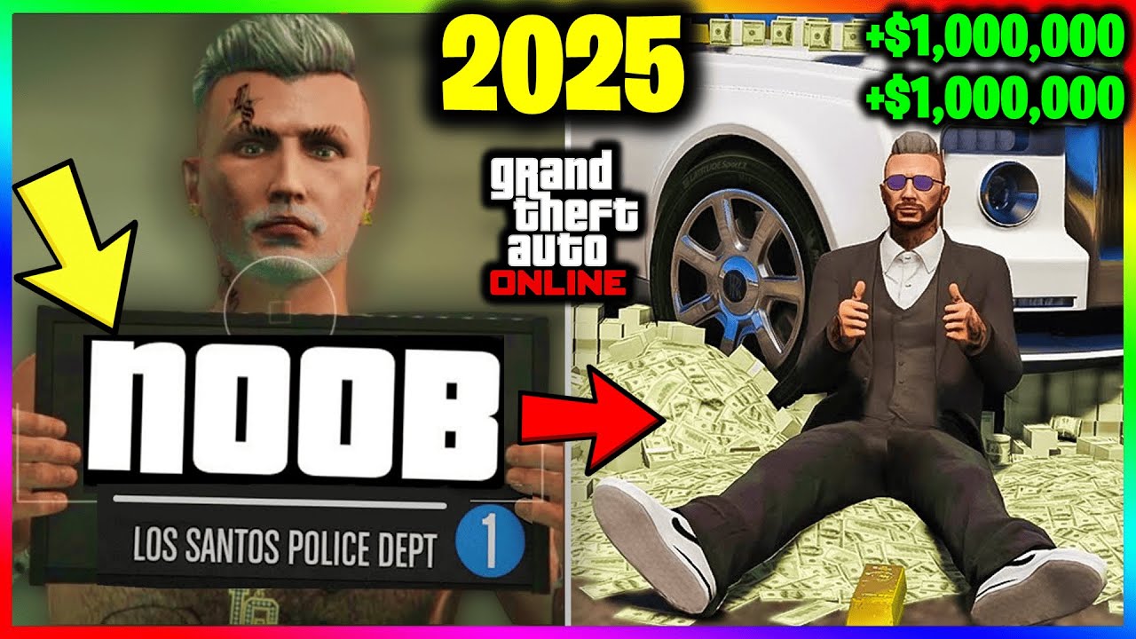 Mejores FORMAS de GANAR DINERO como PRINCIPIANTE en GTA Online 2025