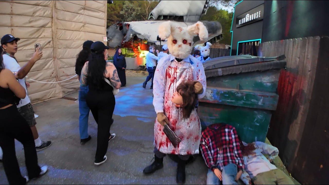 TERROR TRAM (RIP Tour) - Halloween Horror Nights - Universal Studios Hollywood 2025