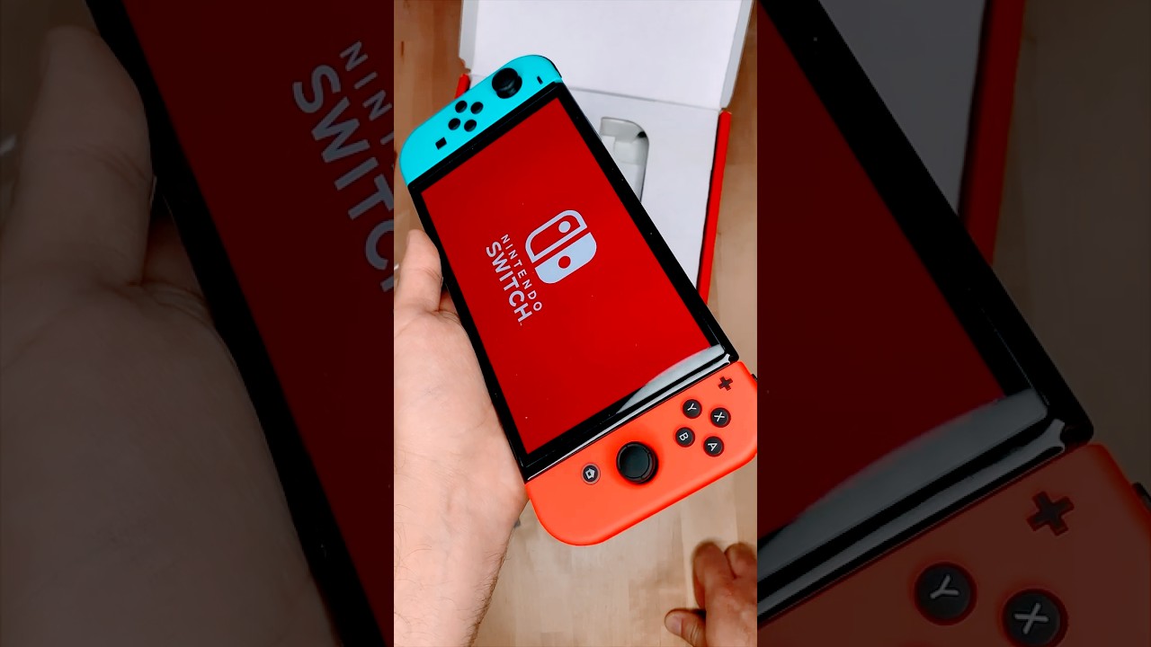 Unboxing the Nintendo Switch OLED Model!