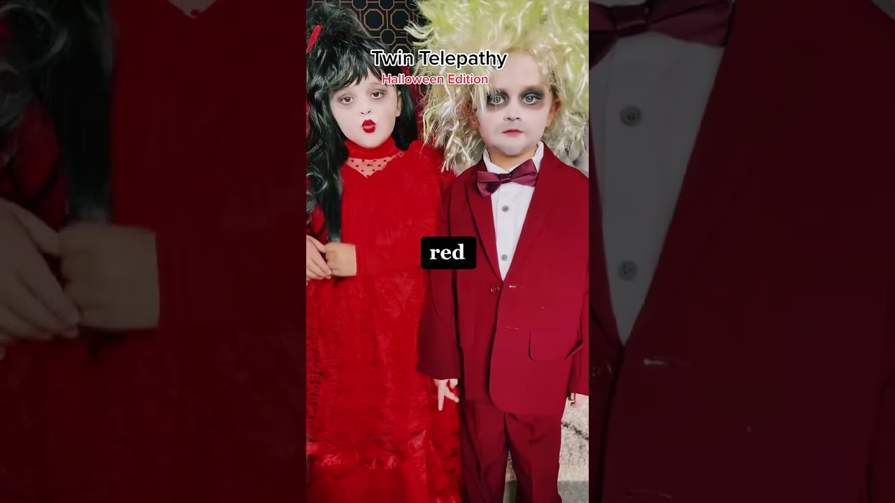 Halloween Twin Telepathy Challenge! 👻 twins garzacrew shorts