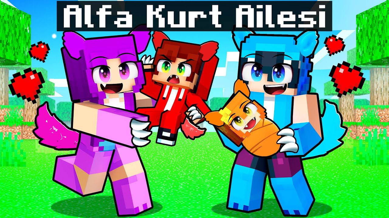 ALFA KURT AİLESİ Tarafından EVLAT EDİNİLDİM! - Minecraft