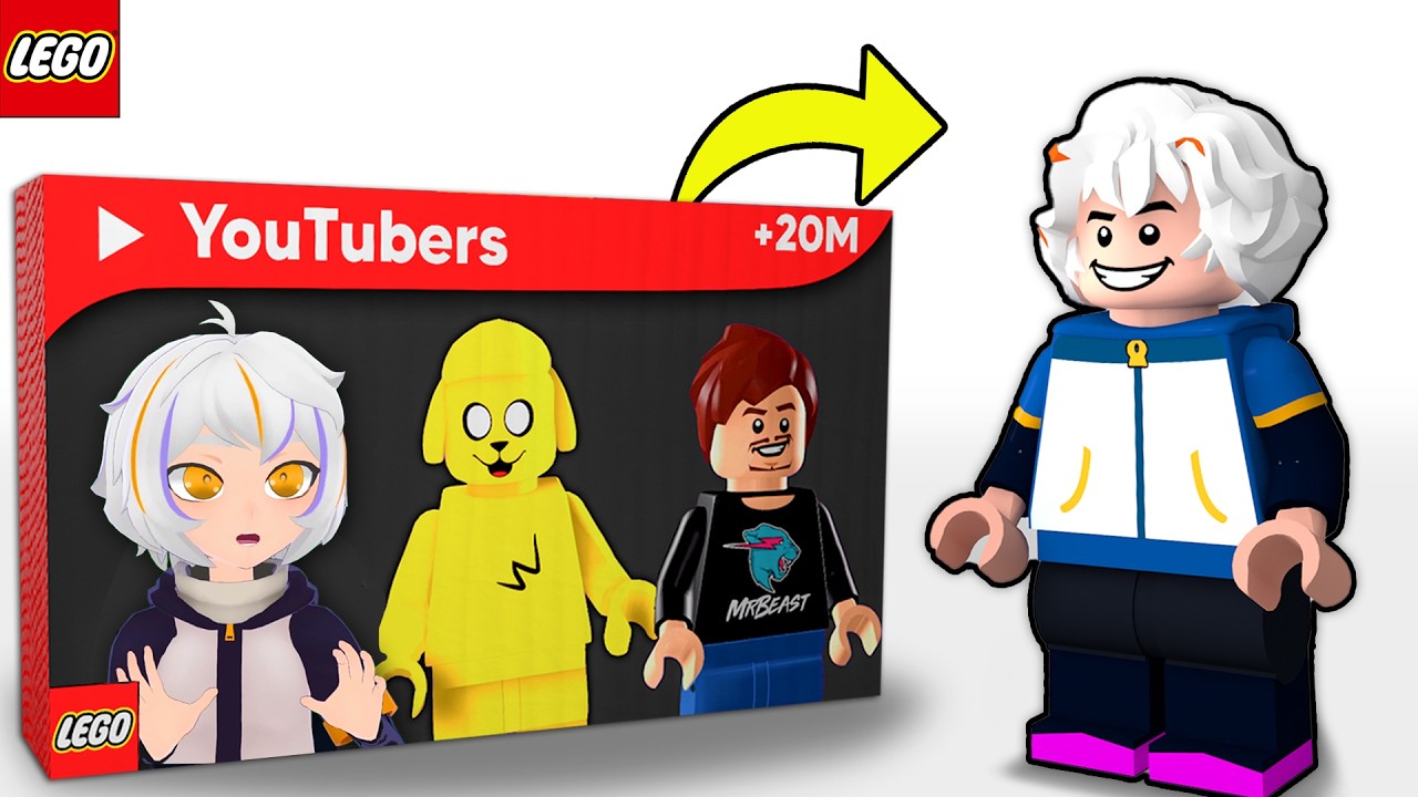 Converti YOUTUBERS en LEGO | ChuyMine REACCIONA a Neto