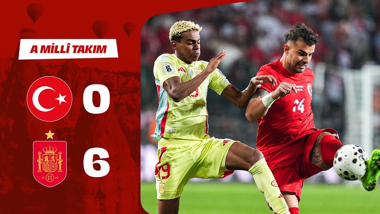 Maç Özeti | Türkiye 0-6 İspanya | FIFA Dünya Kupası Avrupa Elemeleri