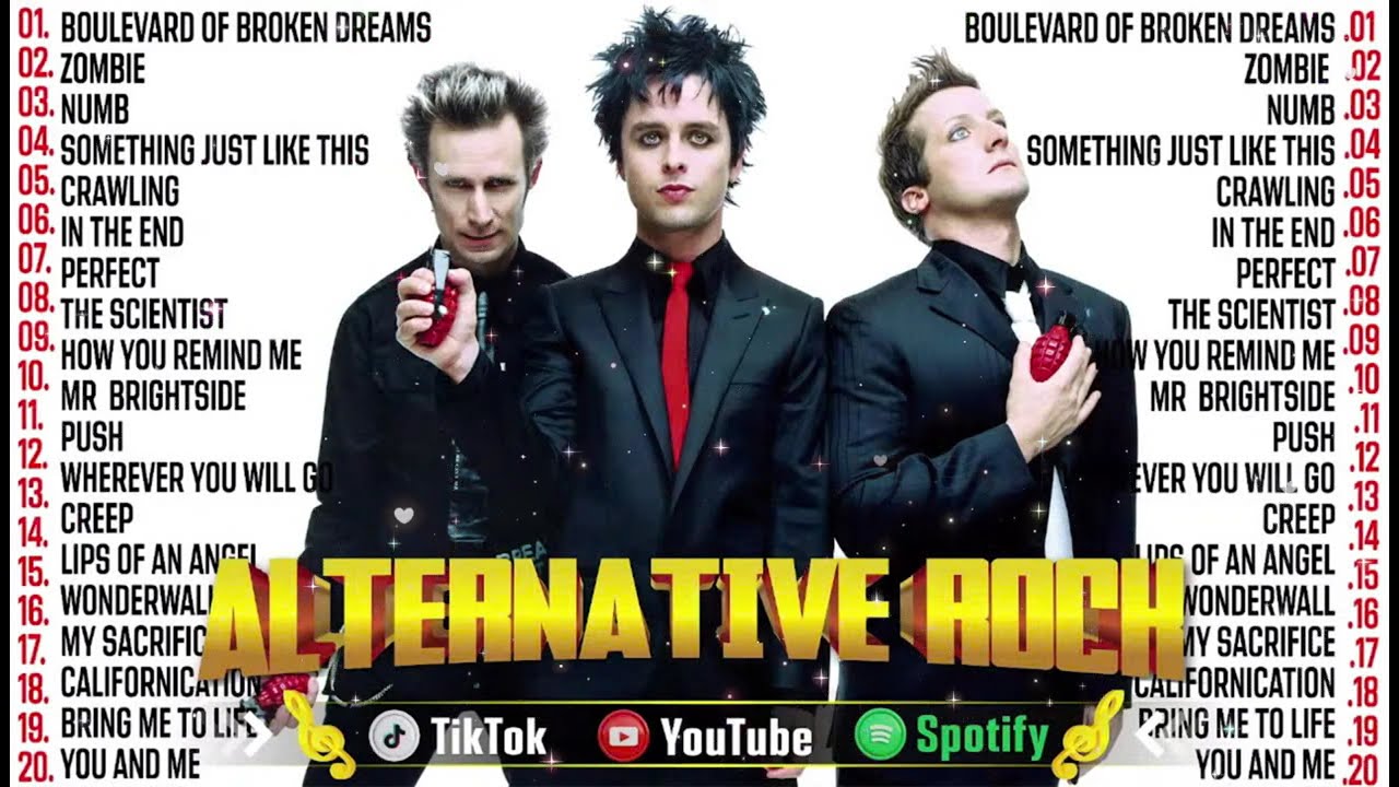Slow Rock Alternative Rock in 2000's | Green Day, Simple Plan, Hoobastank, Hinder | Alternative Rock