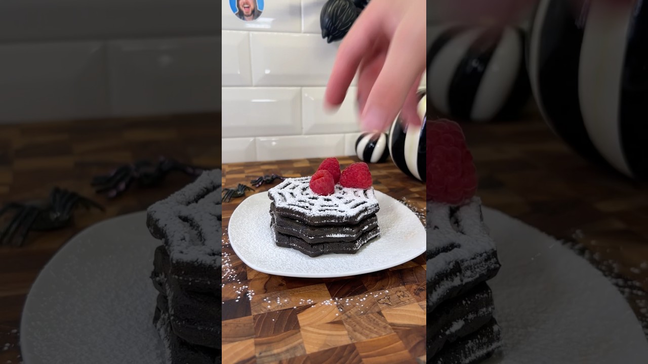 Halloween Waffles 🕷️ shorts