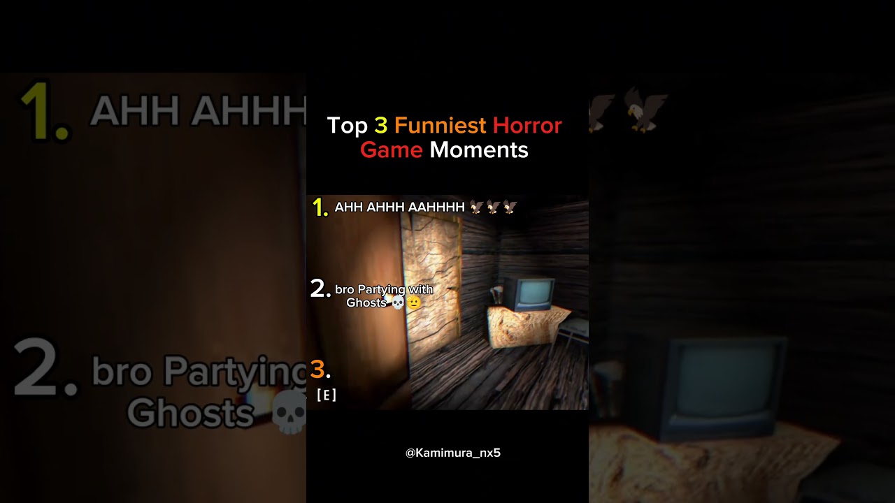 Top 3 Funniest Horror Game Moments 🔥 You can't believe the last one 😂💀