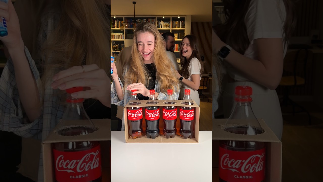 Mentos + Tea or Coca-Cola games игры funnygames веселыеигры challenge