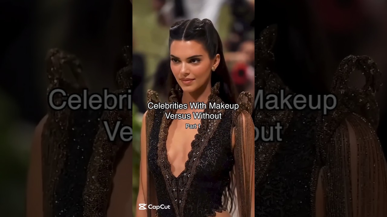 Celebrities with makeup VS without