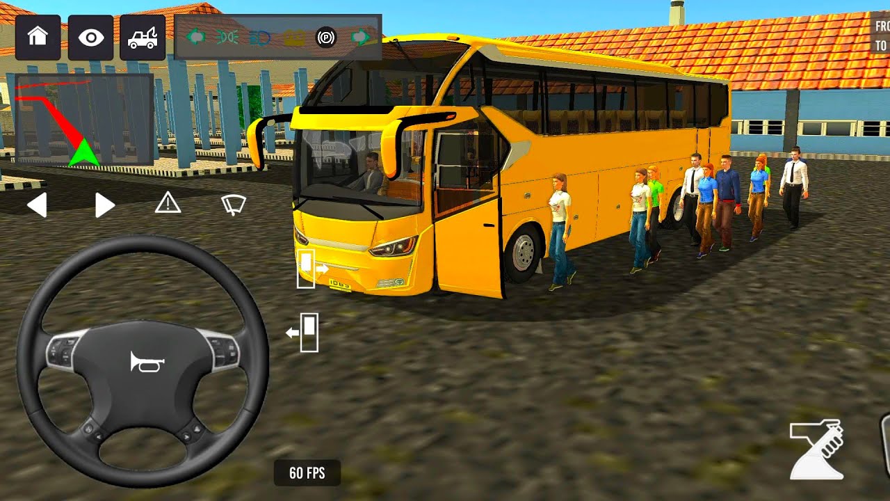 Indonesia Coach bus driving | Euro bus simulator 2025 Android gameplay game 1 Part 79