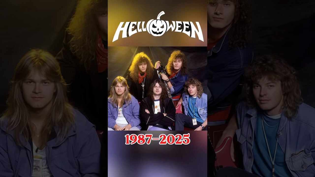 Helloween 1987-2025 thenandnow helloween nostalgia rock shorts shortvideo music metal 80s
