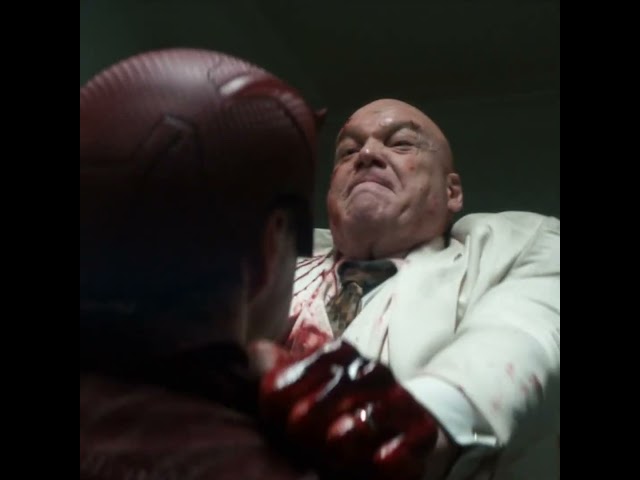 Kingpin Rage Beating up Everyone - Daredevil: Born Again Season 2 Episode 8 daredevil bullseye