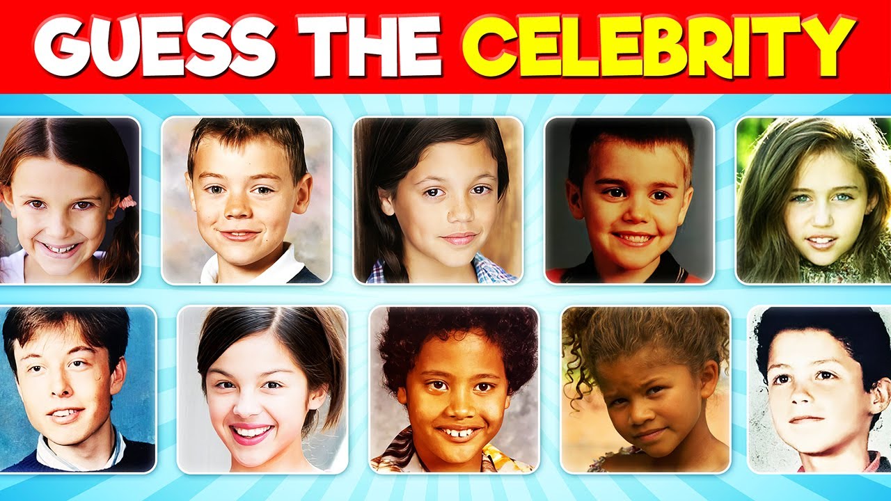Guess the Celebrity by the Childhood Photo