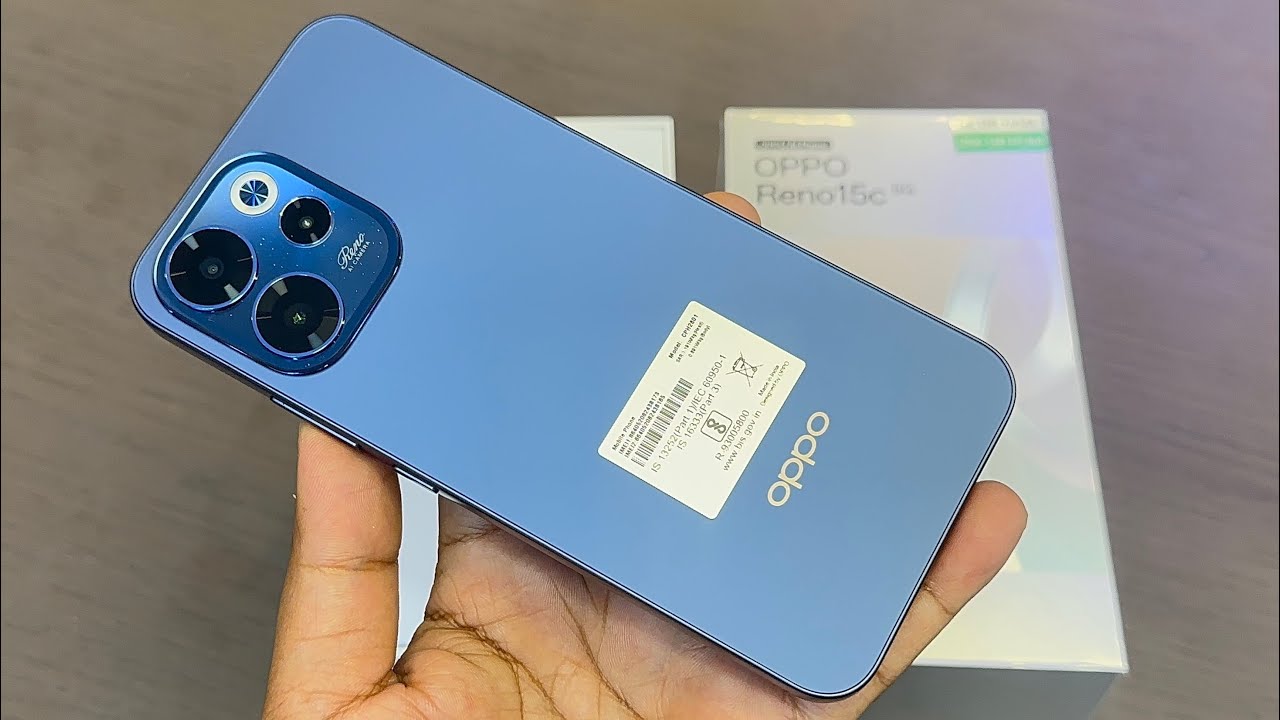 Oppo Reno 15C 5G Blue unboxing,First Look & Review 🔥 | Oppo Reno 15C 5G Price, spec & Many More 🔥