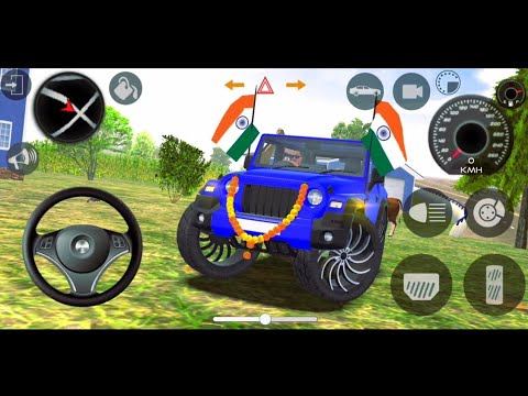 Modified Mahindra Thar😈Games:Indian Blue Thar (Gadi Wala Games) Car Game Android Game - 2025