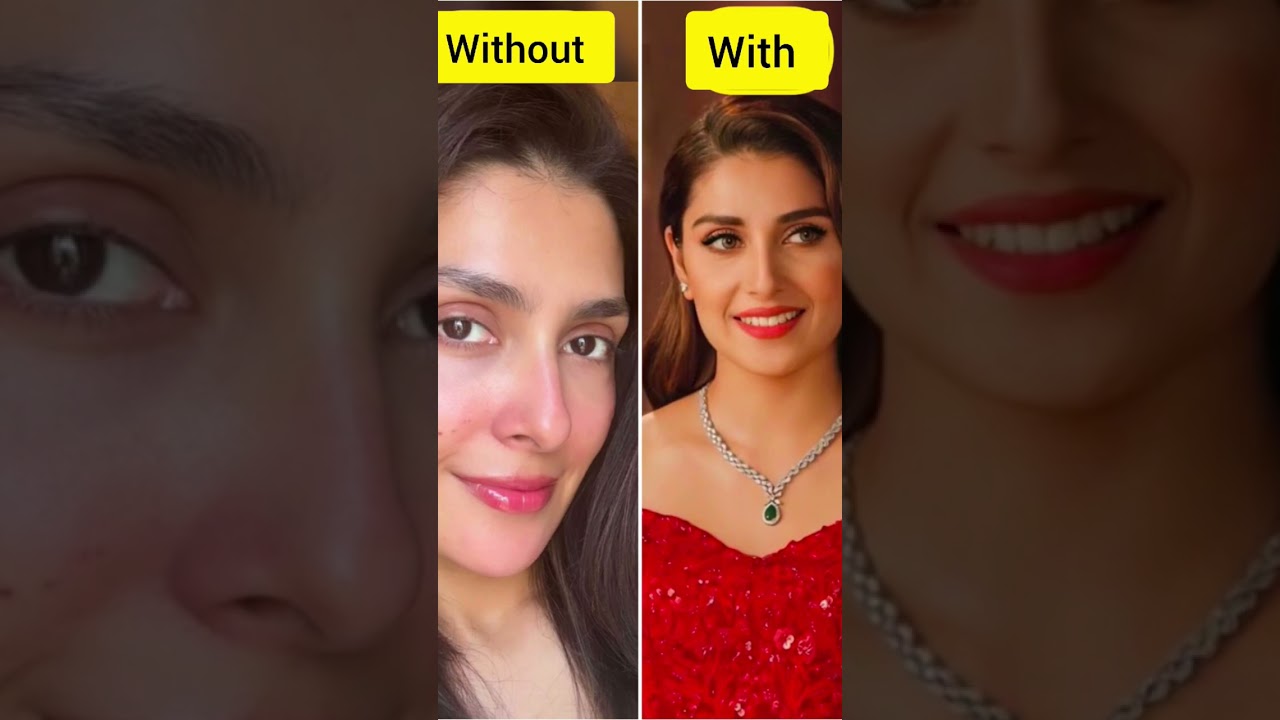 #pakistani #actress with vs without #makeup #celebrities #youtubeshorts #ytshorts #trending #foryou