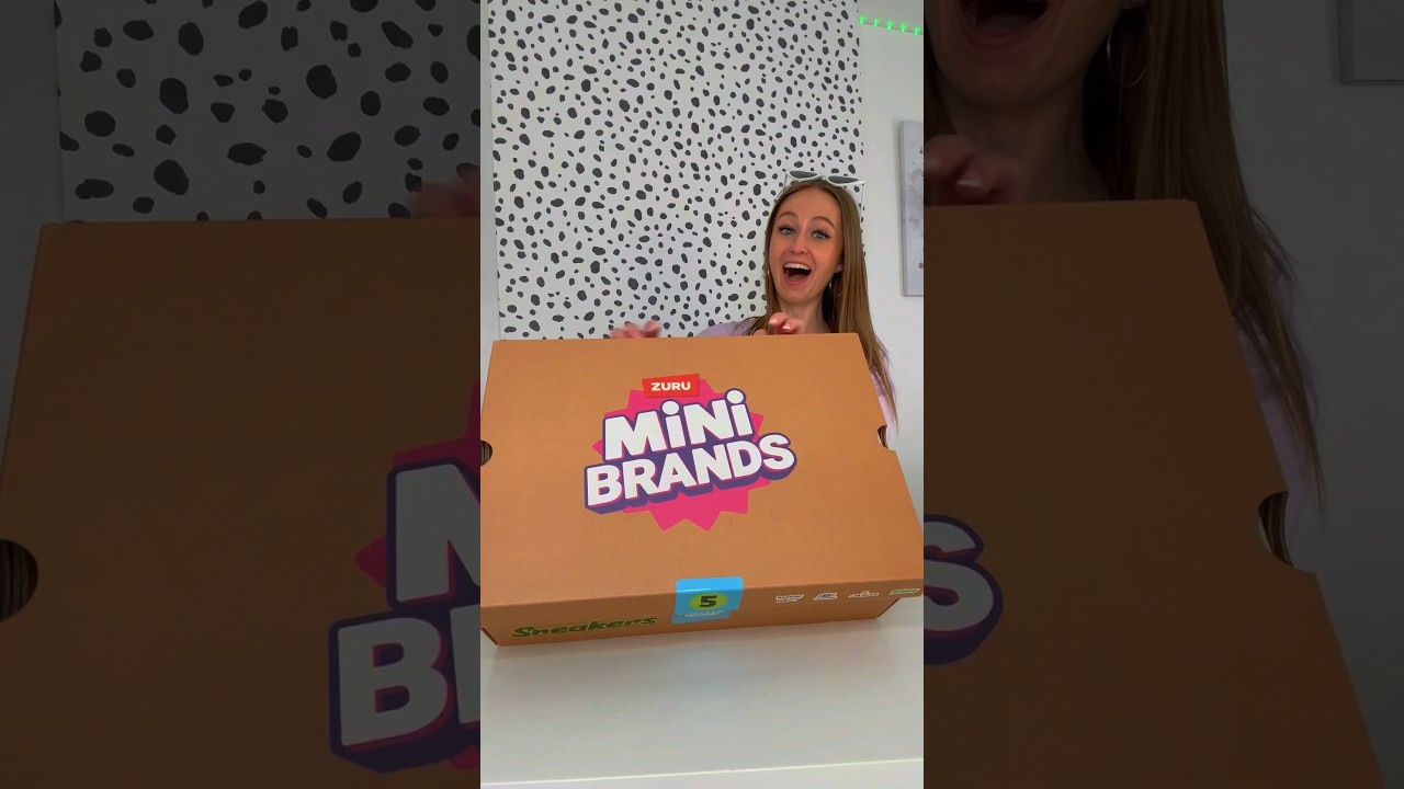 [ASMR] UNBOXING MY FIRST EVER MINI BRANDS *SNEAKERS* CAPSULE!!🥳👟⁉️ (RARE GOLD SHOES?!🫢🤞🏻✨) Shorts
