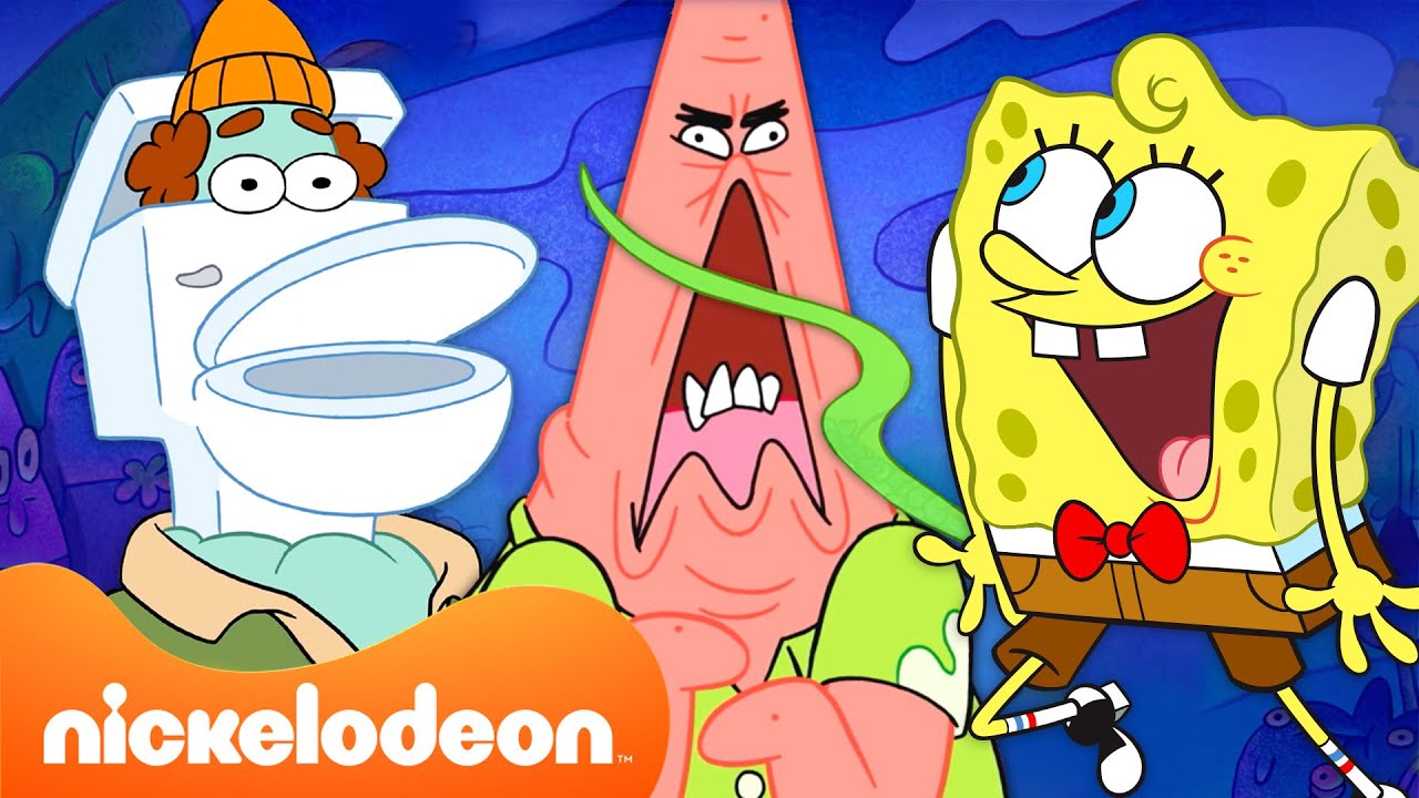 Губка Боб | Лучшее из 1 сезона "Шоу Патрика Стара" 1 ЧАС! Часть 2 | Nickelodeon Cyrillic