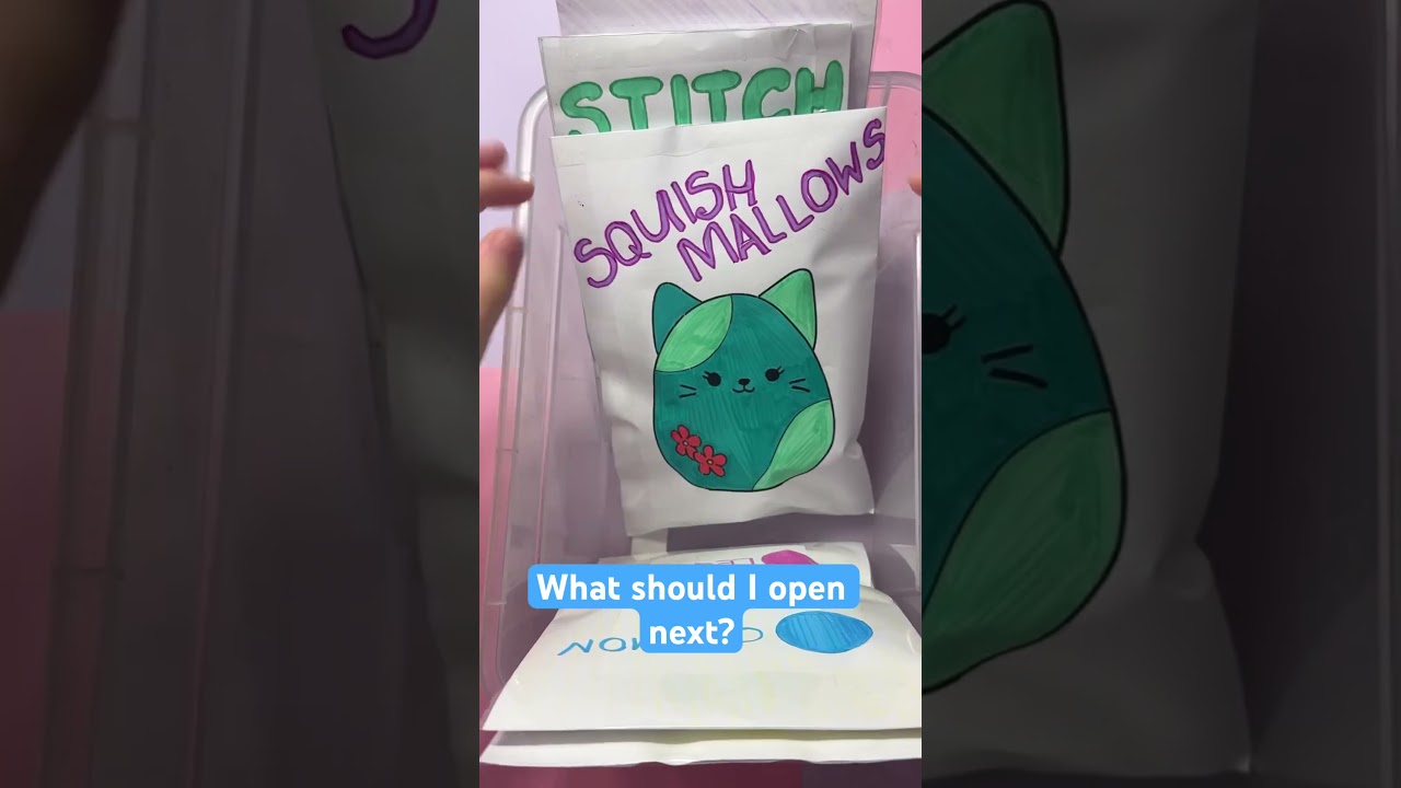 Blind Bags Unboxing Paper Squishy ASMR