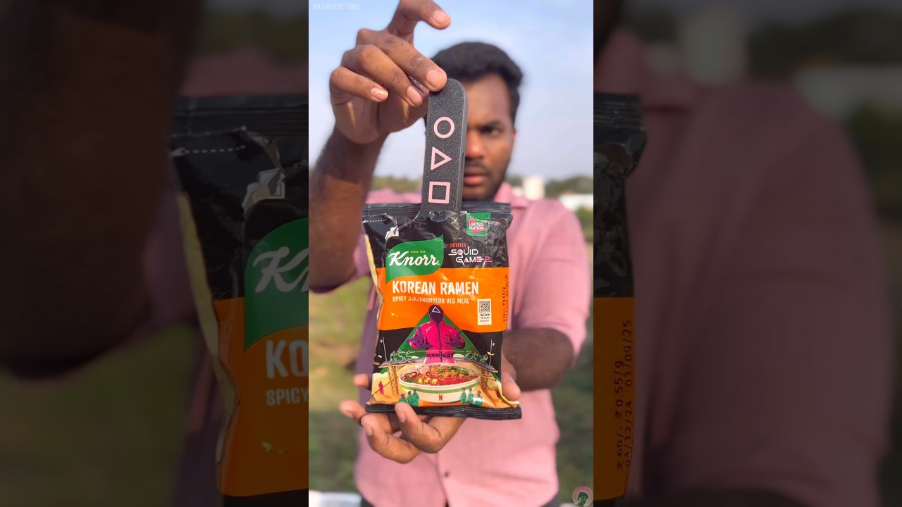 SECRET GIFT IN SQUID GAME NOODLES 🍜✨ - shorts squidgame viralshort