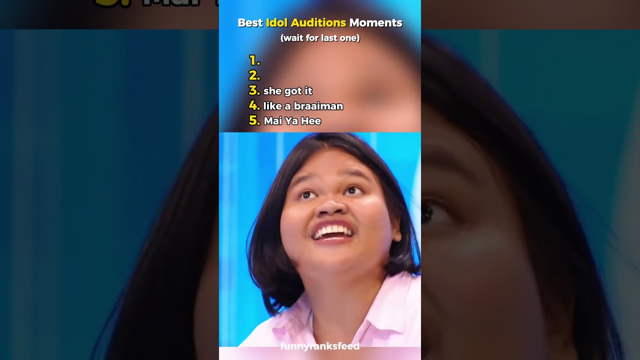 Top 5 Funniest Idol Auditions Ever! audition ranking top5 viralvideo