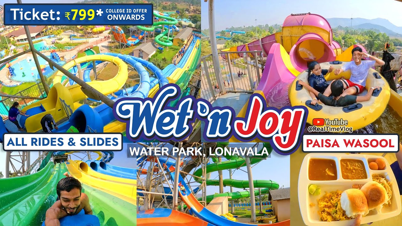 Wet N Joy Water Park Lonavala - All Rides/Slides | Ticket Price/Offer/Food - A to Z Information
