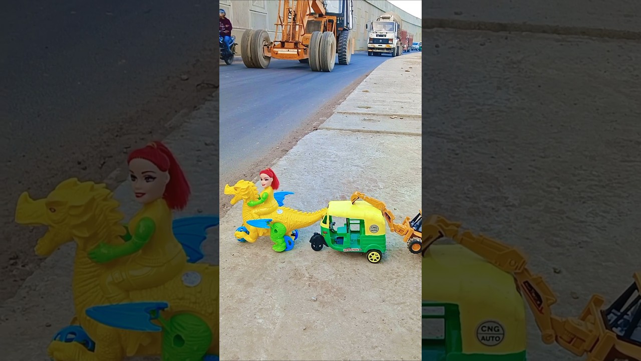 My new remote wala dragon with cute girl toy Unboxing 🐉 shorts