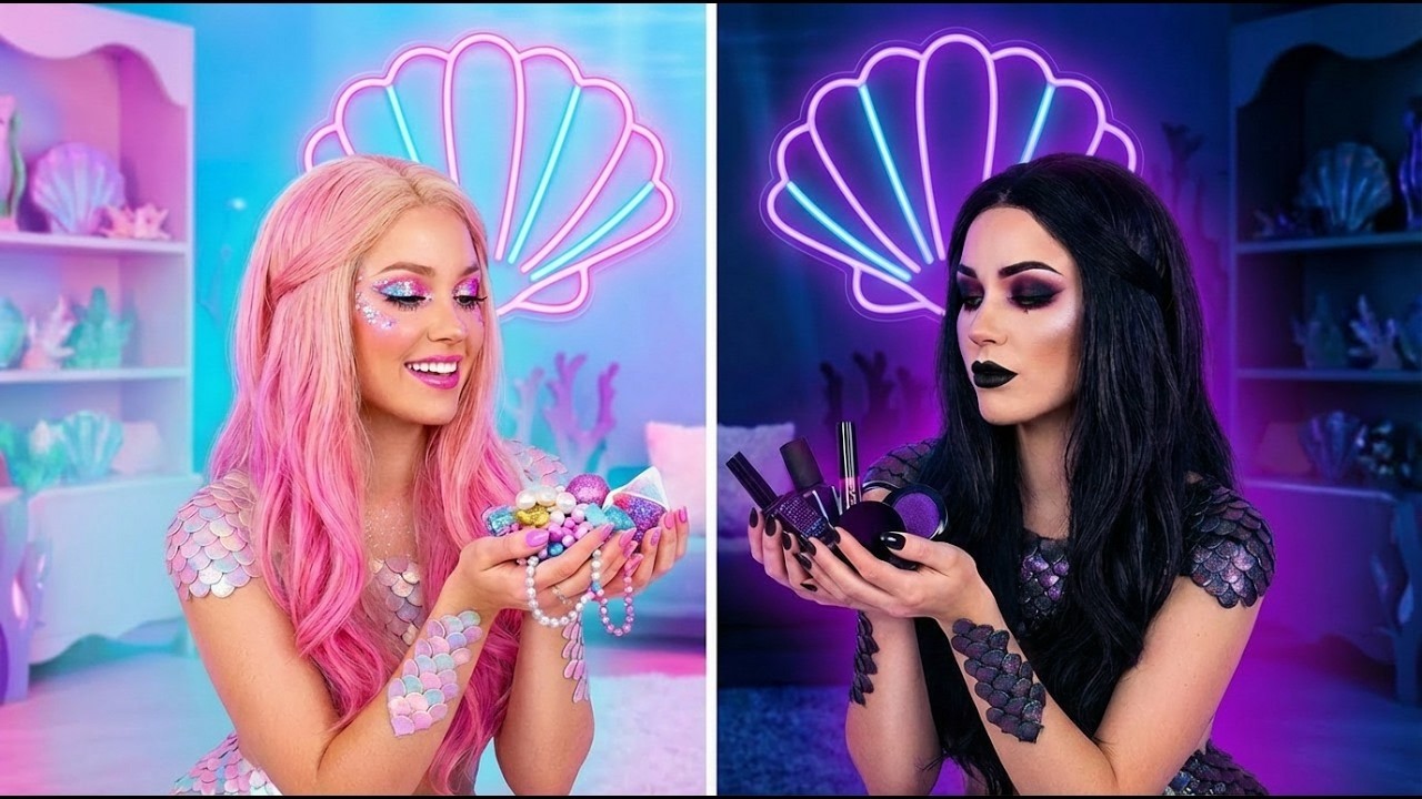 GOOD Mermaid vs BAD Mermaid! 🤩 BEST Mermaid DIY Transformations & Makeover Kit