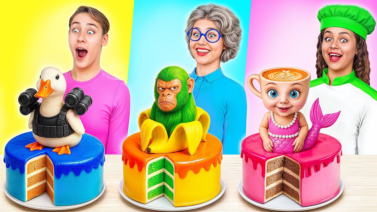 Me vs Grandma Cooking Challenge Brainrot Battle | Crazy Ideas to Cook by Multi DO Challenge