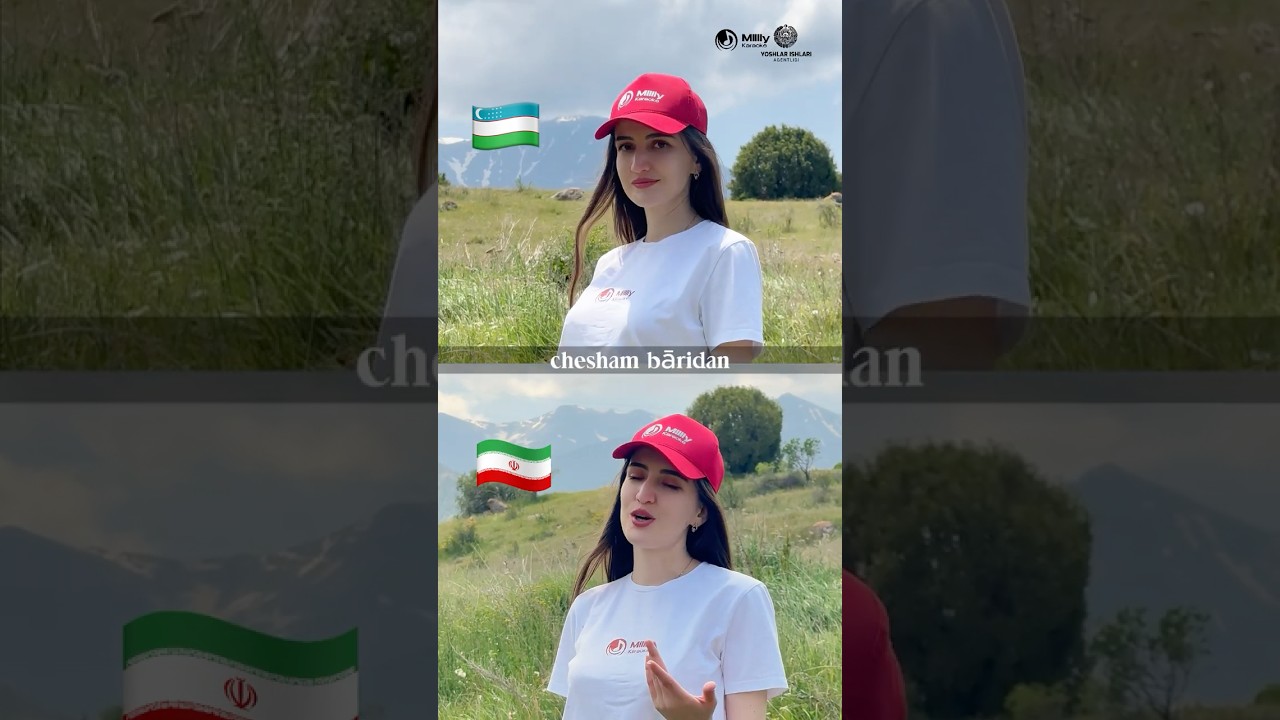 "Chikar kardi" 2 ta tilda 🇺🇿🇮🇷 Uzbekistan & Iran cover fyp music iran