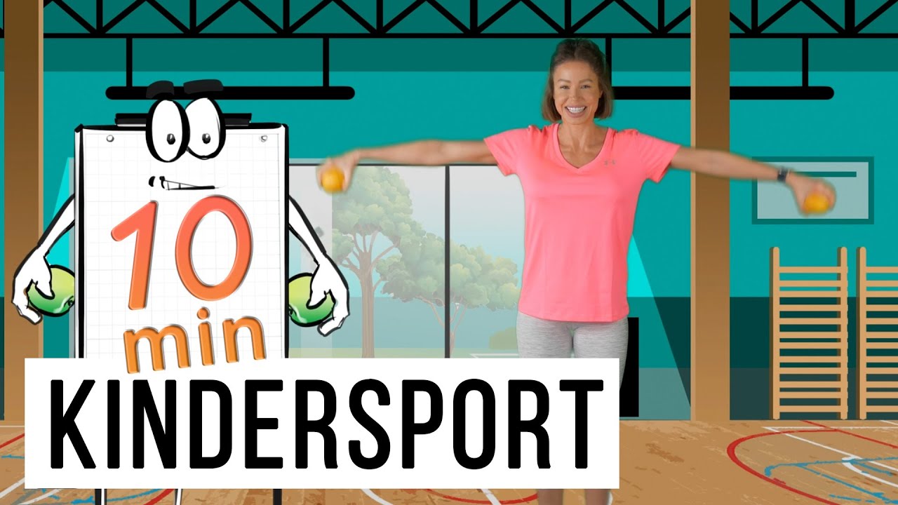 Kinder Sport 10 min / Kindertraining im Distanzunterricht für zu Hause