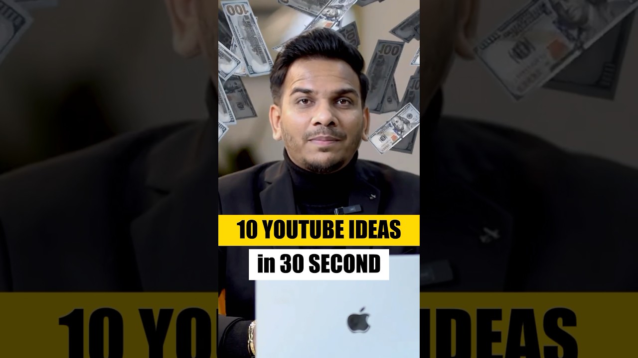 10 Best YouTube Channel Ideas in 30 Seconds 🔥 @SatishKVideos