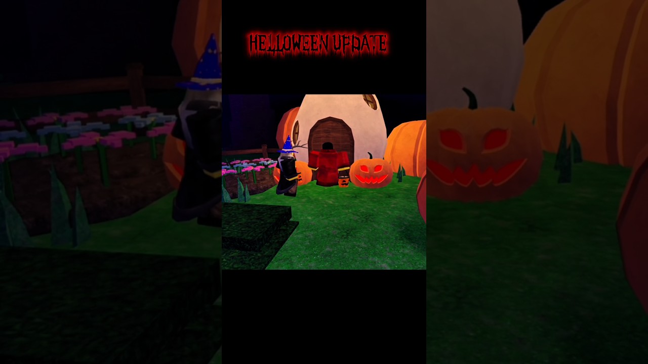Helloween update  Trick and treat in 99 nights in the forest roblox robloxedit games trending