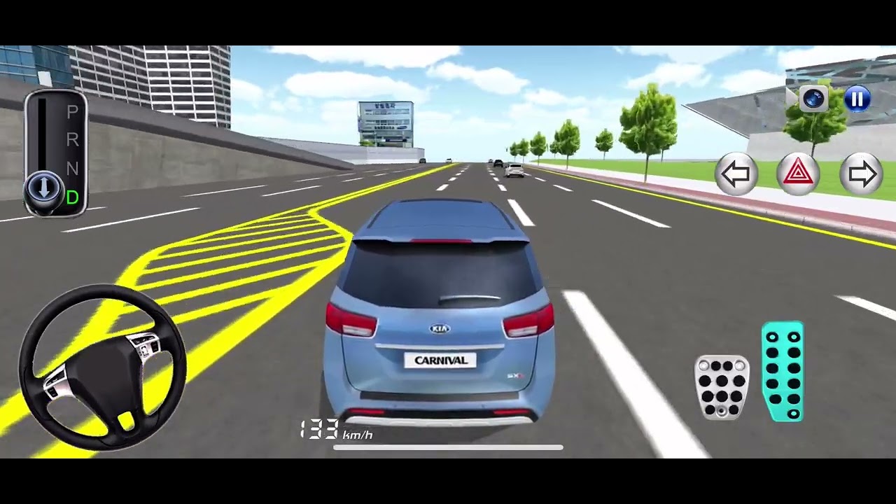 New Blue Kia Carnival - 3d Driving Class || Car Game Gameplay cargame
