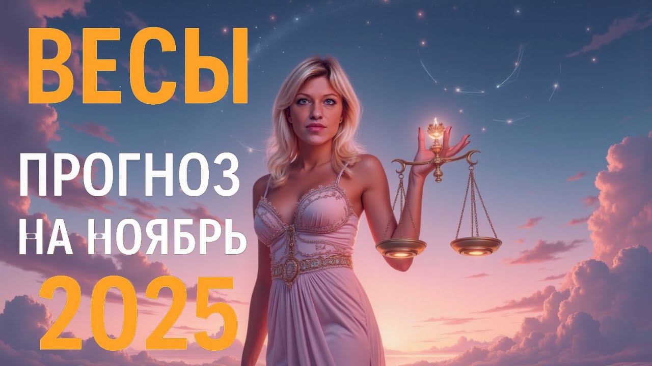ВЕСЫ — гороскоп ноябрь 2025 | Песня-гороскоп о любви, равновесии и новой гармонии