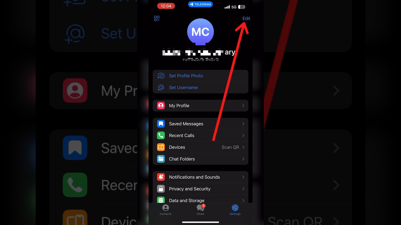 How To Log Out Telegram Account in iPhone || Telegram Account Log Out shorts telegram logout