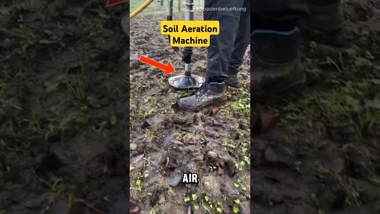 Soil Aeration Technique (@Bodenbelüftung) #farming #nature