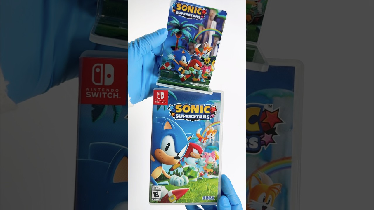 Sonic Superstars + Bonus #unboxing #nintendo #shortvideo