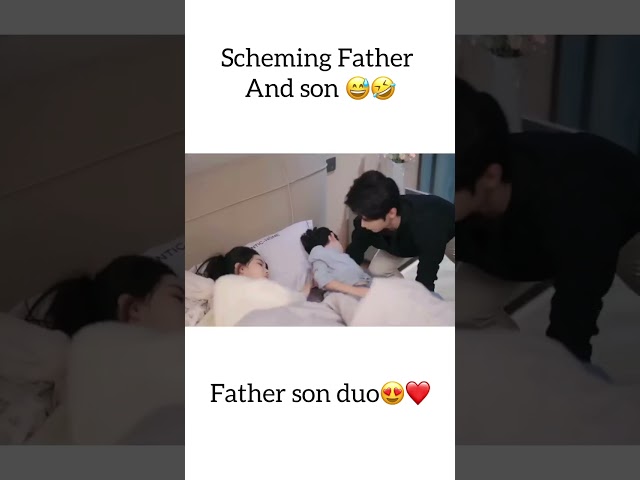 Playing tricks to get mamma 🤭😂😍cdrama fathersonrelationship hiddenmarriage dramaedits