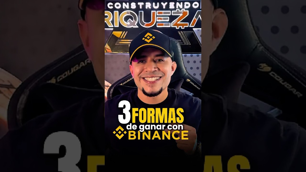 3 formas de GANAR  Dinero con Binance criptomonedas