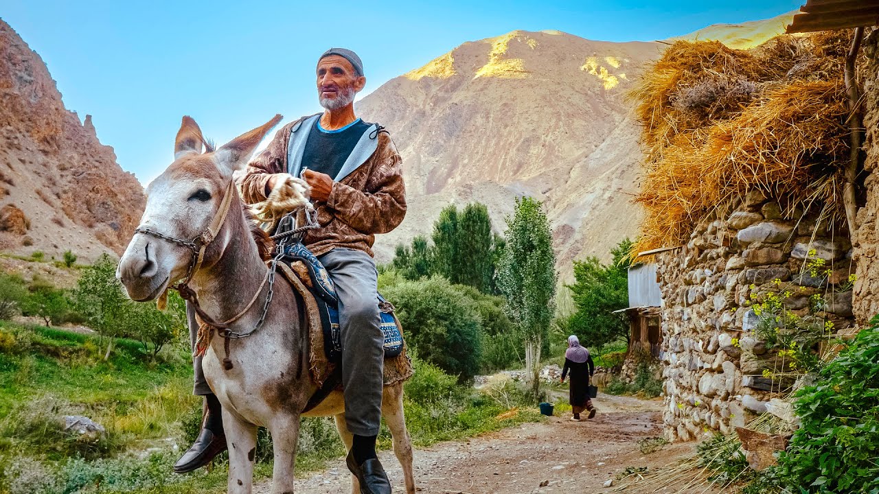 Tajikistan Mountainous Village | Simple Life in Nature's Beauty