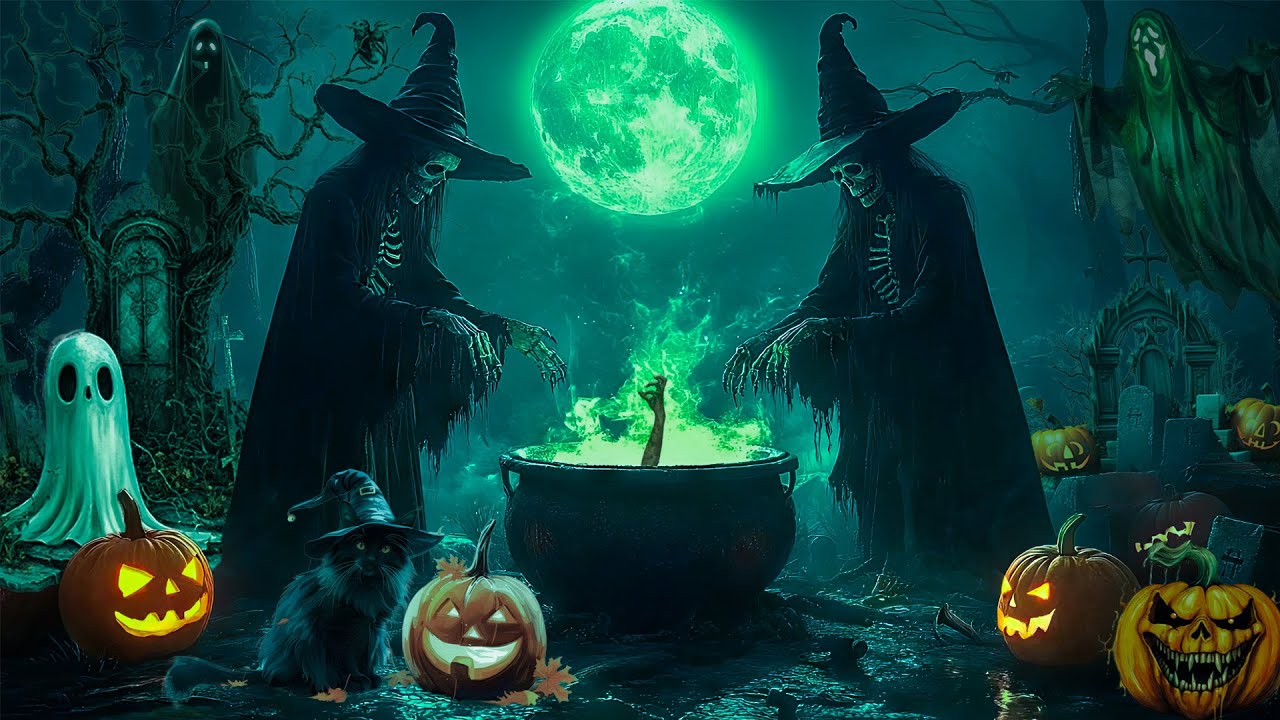 Best Halloween Spooky Music 2025 🎃 Creepy Witching Hour 💀Scary Halloween Music, Spook Sounds