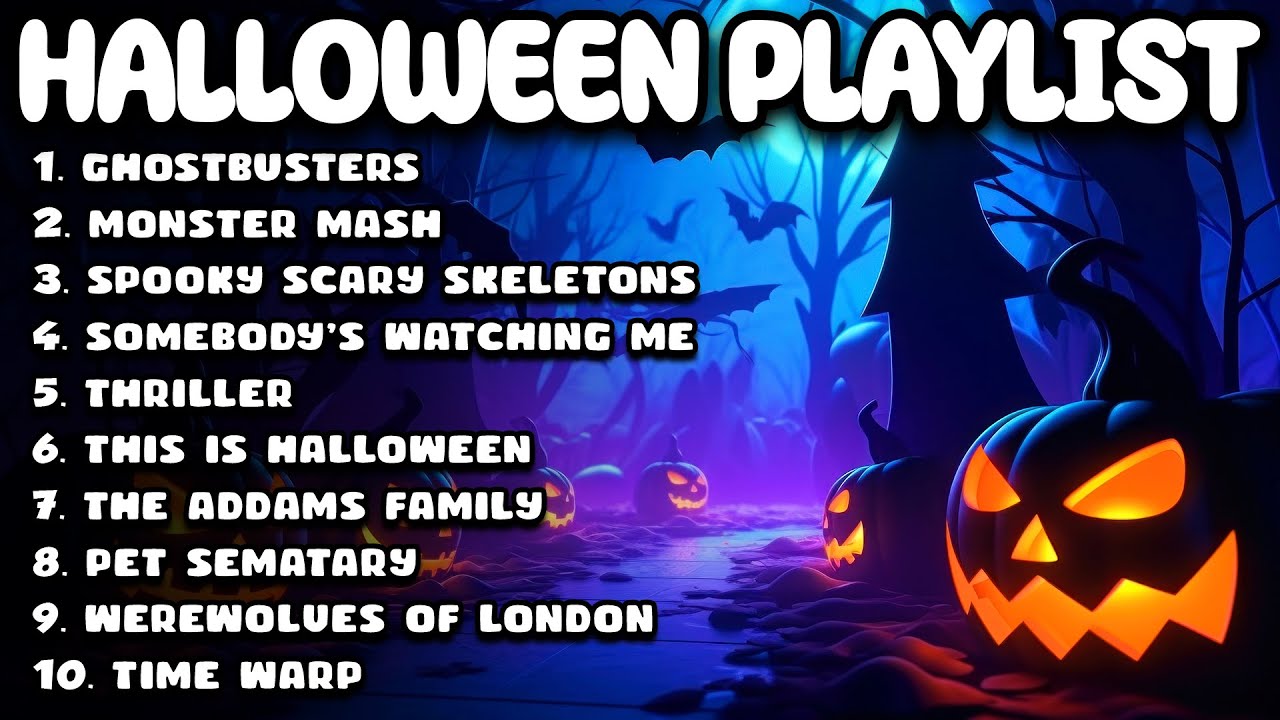 Halloween Playlist 2025 🎃 Top Halloween Songs of All Time