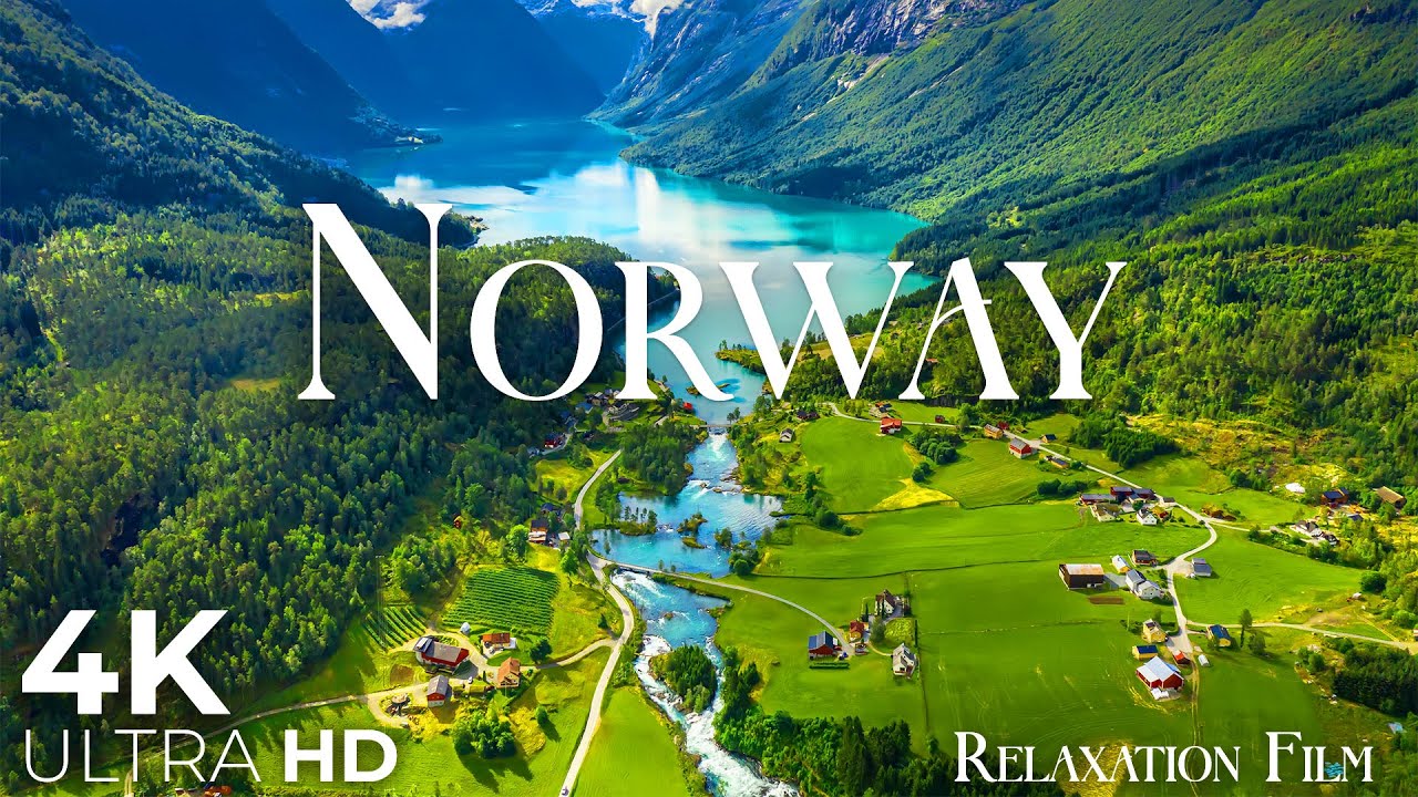 Norway 4K • Scenic Relaxation Film with Peaceful Relaxing Music and Nature Video Ultra HD