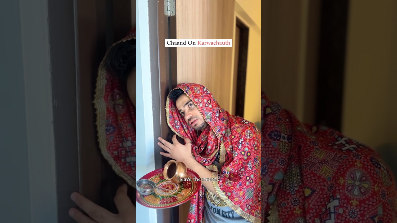 THIRSTY Wife GOES WILD On KARWACHAUTH Night 😱 | YT shorts daily | Funyaasi shortsvideos