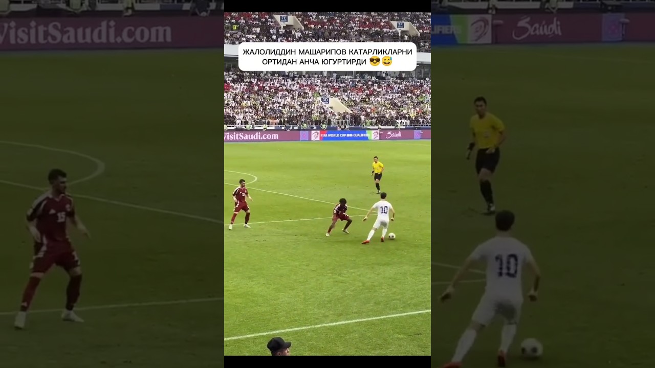 УЗБЕКИСТАН Х КАТАР ЖАЛОЛИДДИН МАШАРИПОВ 💫😎 abduqodirhusanov fayzullayev rek football