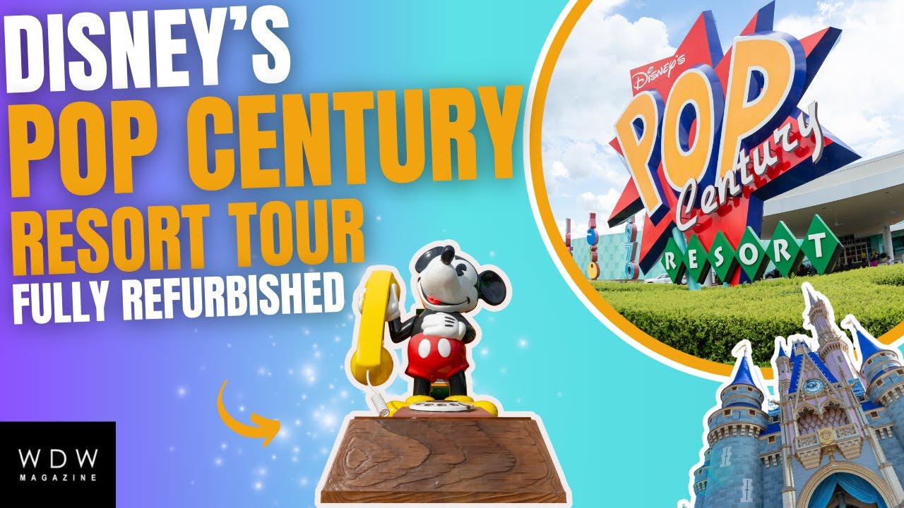 Disney's Pop Century Resort Tour- Fully Refurbished
